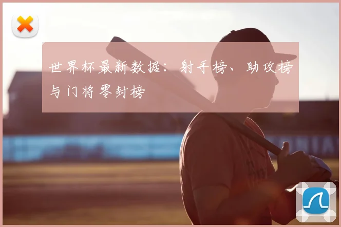世界杯最新数据：射手榜、助攻榜与门将零封榜